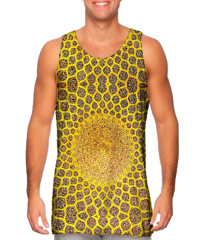 Warm-Weather Tank Top-Golden Mosque Ceiling Isfahan Lotfollah Architecture