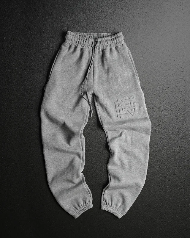 Comfort Fit Pants-EMBOSSED CHAMP JOGGERS-GREY