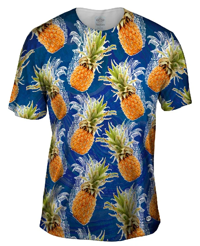 Athletic Fit T-Shirt-Summer Pineapple