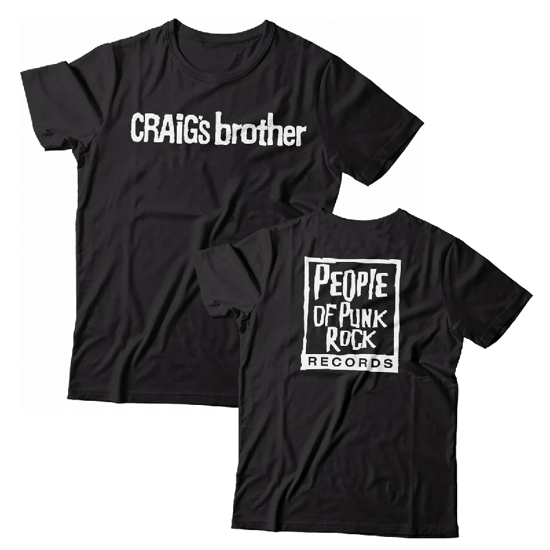 Modern T-Shirt-CRAIG'S BROTHER - "POPR & Nail" (Black) (T-Shirt)