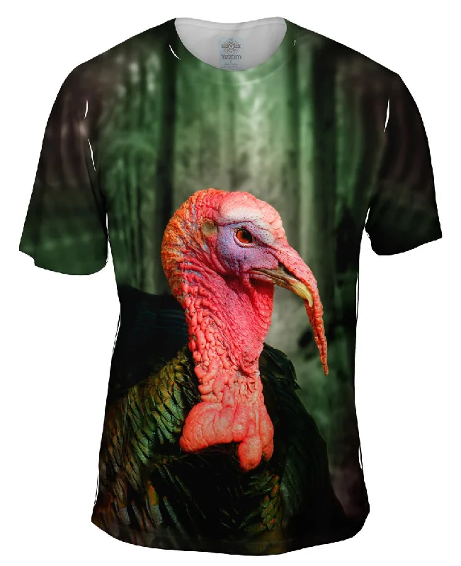 Bold Print T-Shirt-Forest Turkey