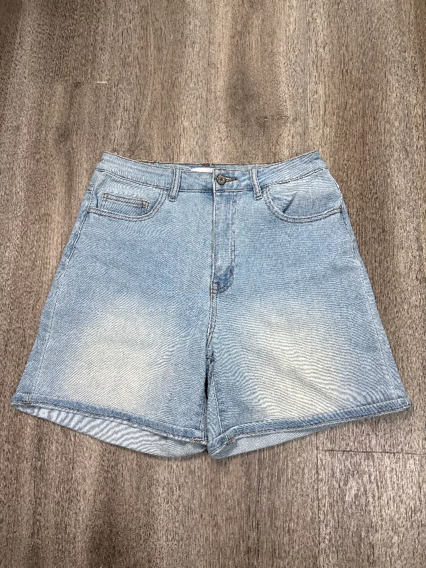 Classic Fit Shorts-Shorts By Vervet In Blue Denim, Size: L