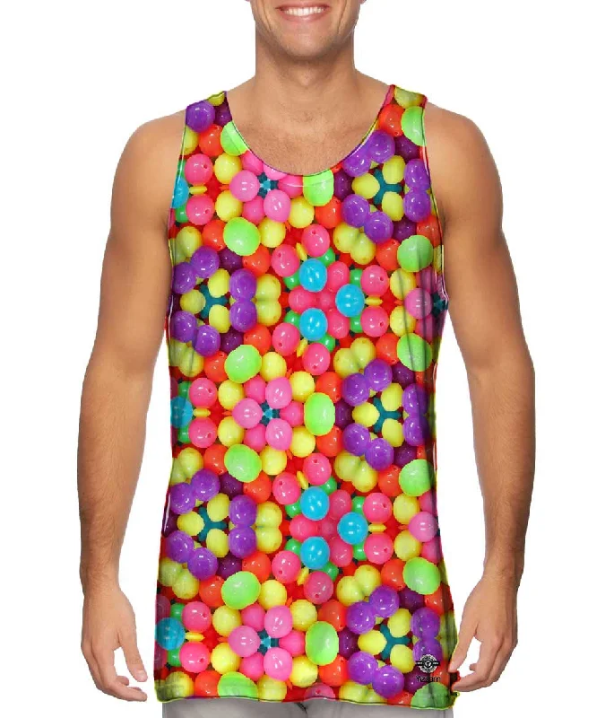 Ribbed Tank Top-Edm Kandi Rave