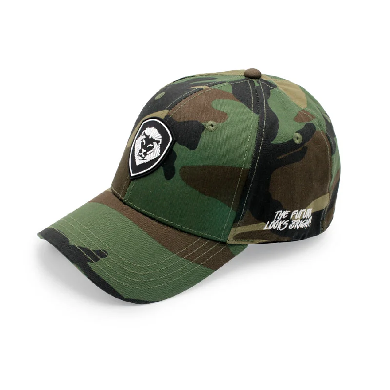 Stylish Bucket Hat-VT Shield Logo Future Looks Bright Camo Flex fit hat