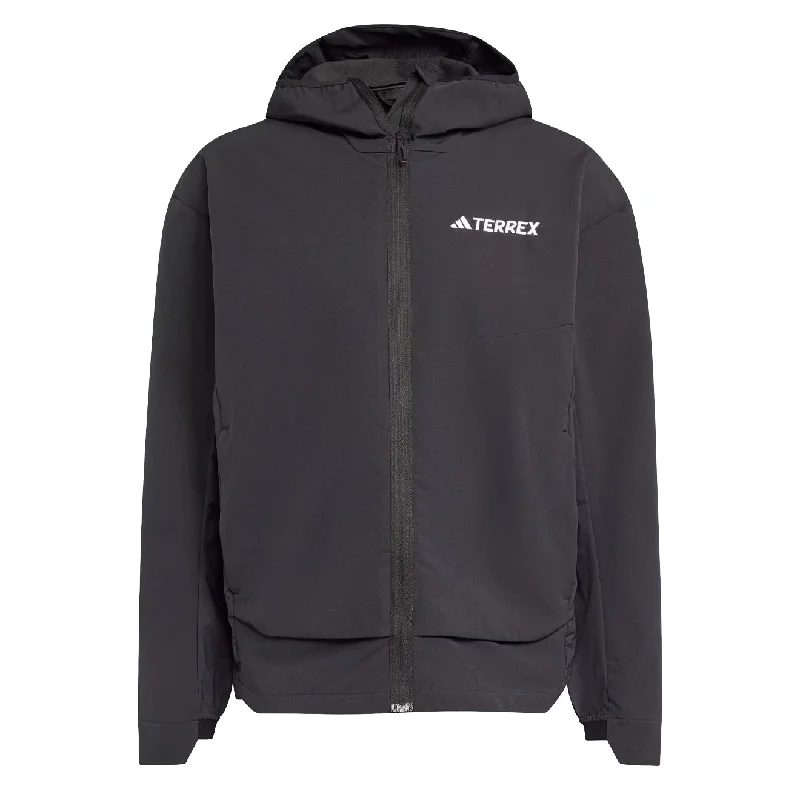 Padded Jacket-Adidas Terrex Multi Softshell Jacket Black