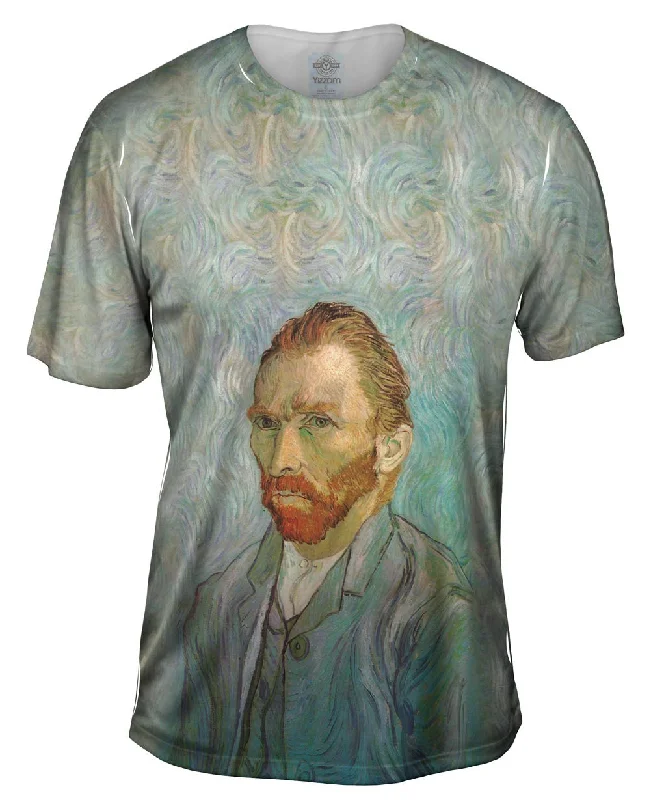 Breathable T-Shirt-Vincent van Gogh - "Self Portrait" (1889)