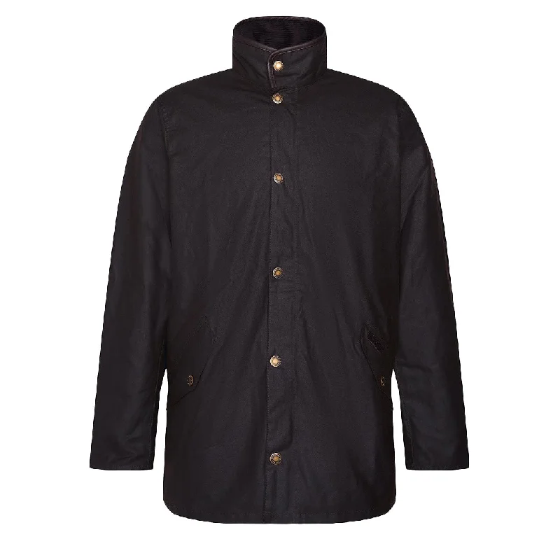 Trench Coat Jacket-Barbour Mowden Wax Jacket Olive