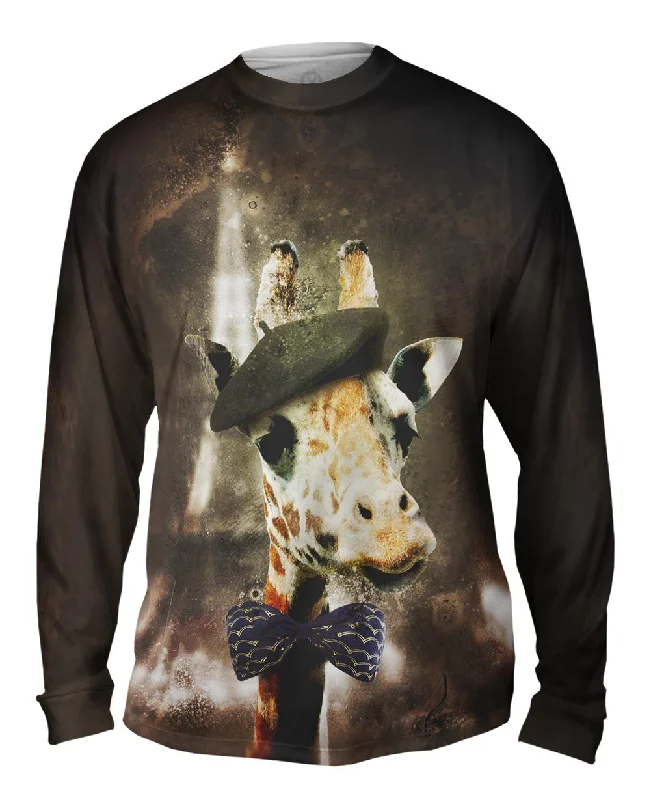 High-Performance Long Sleeve-Paris Giraffe