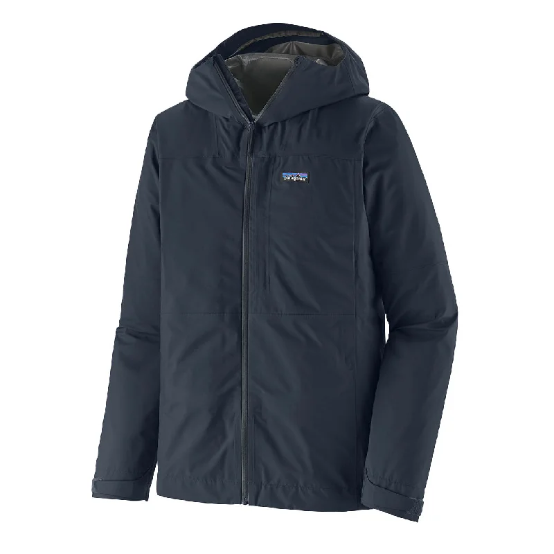 Sports Jacket-Patagonia Boulder Fork Rain Jacket Smolder Blue