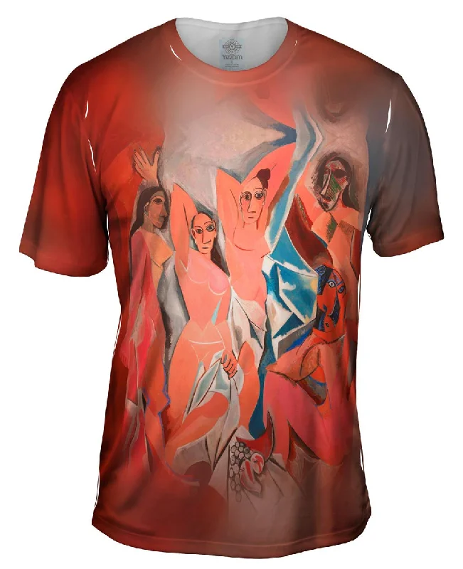 Bold Logo T-Shirt-Pablo Picasso - "Les Demoiselles Davignon" (1907)