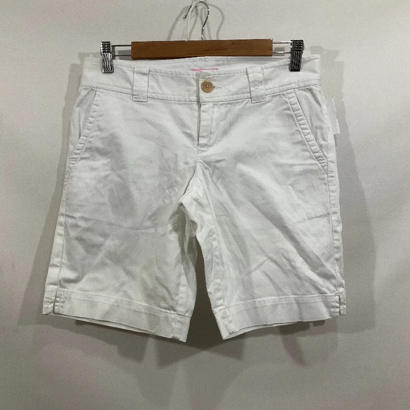 Comfortable Shorts-Shorts By Lilly Pulitzer In White, Size: 2