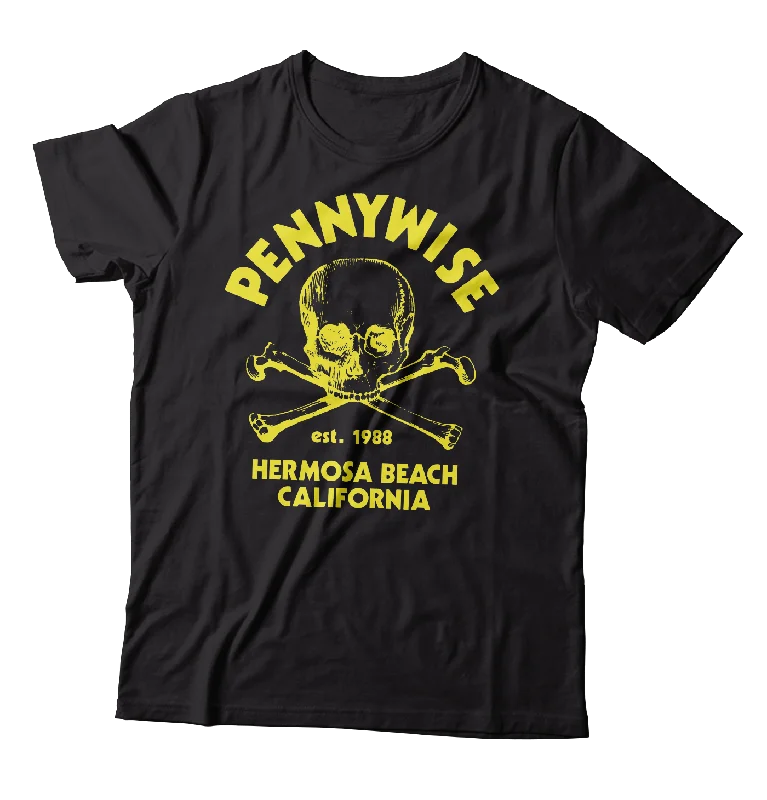 Modern T-Shirt-PENNYWISE - "Crossbones" (Black) (T-Shirt)