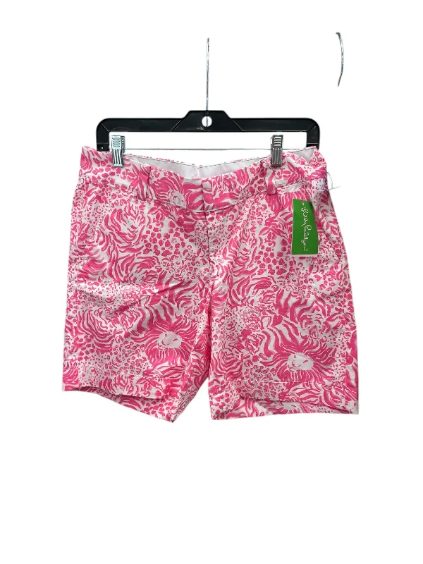 Fashionable Shorts-Shorts Designer By Lilly Pulitzer In Pink, Size: 8