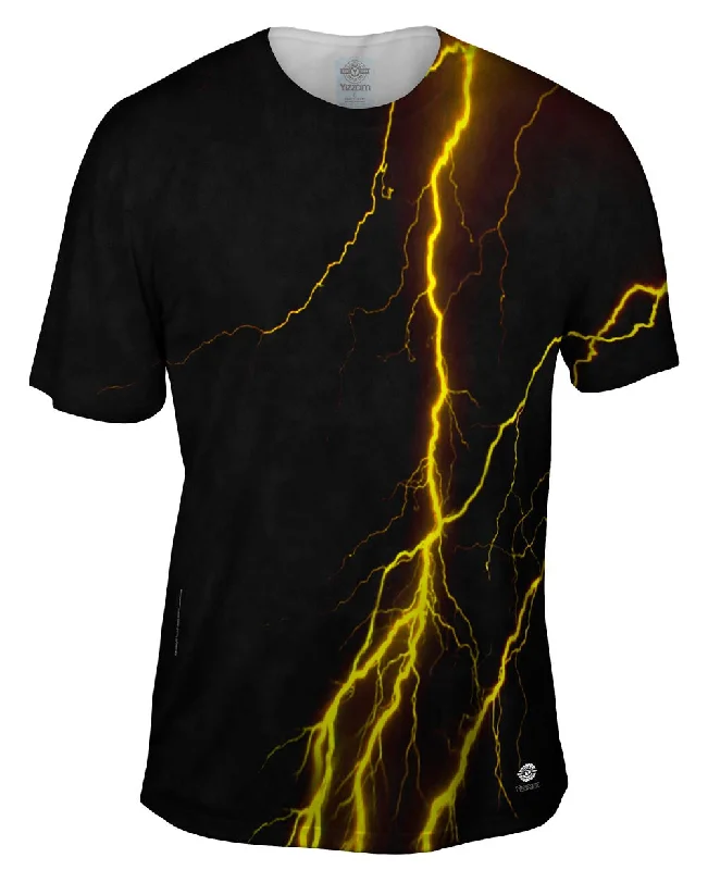 Loose Fit T-Shirt-Lightning Storm Yellow