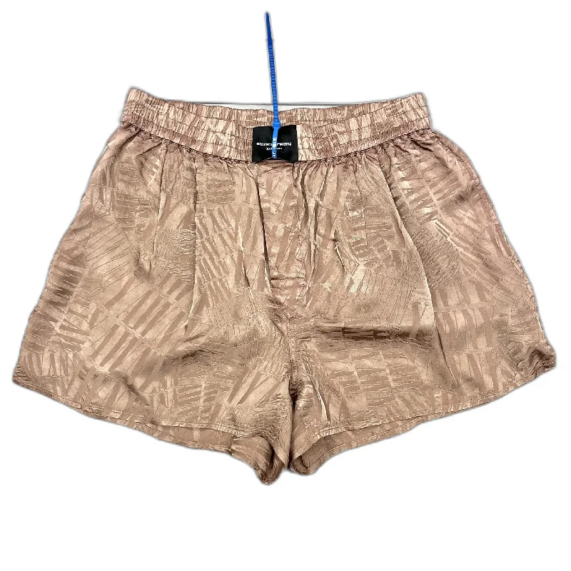 Summer Casual Shorts-Shorts Luxury Designer By Alexander Wang In Brown, Size: S