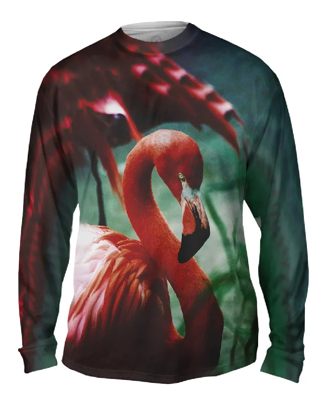 Lightweight Long Sleeve-Sweet Flamingo