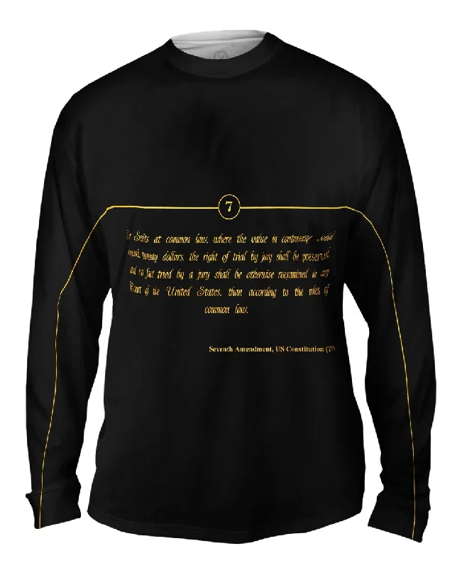 Breathable Long Sleeve Top-Seventh Amendment Us Constitution