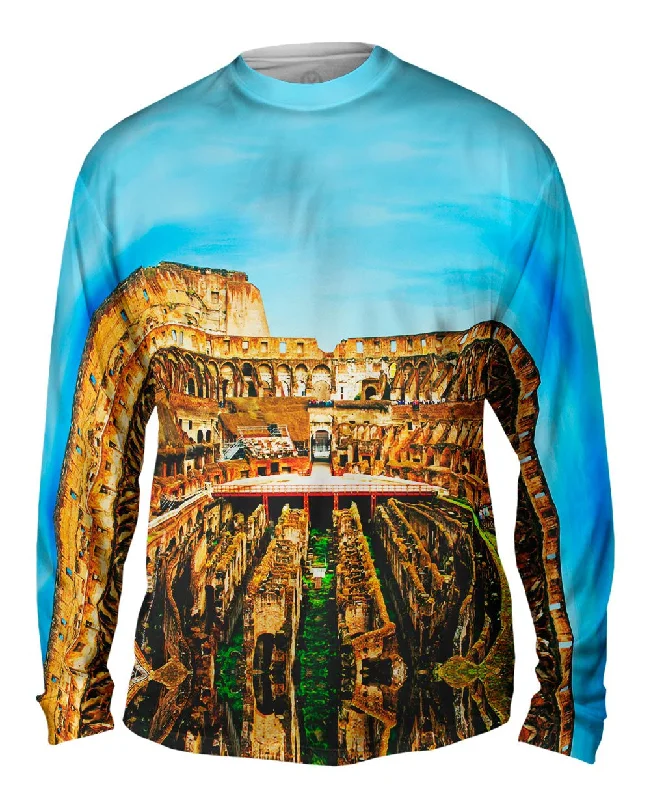 Long Sleeve Shirt-Olympic Stadium Ruins