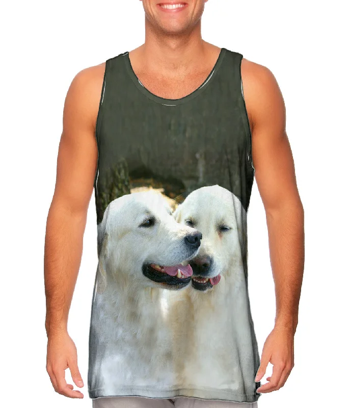 Everyday Tank Top-Golden Lab Twins