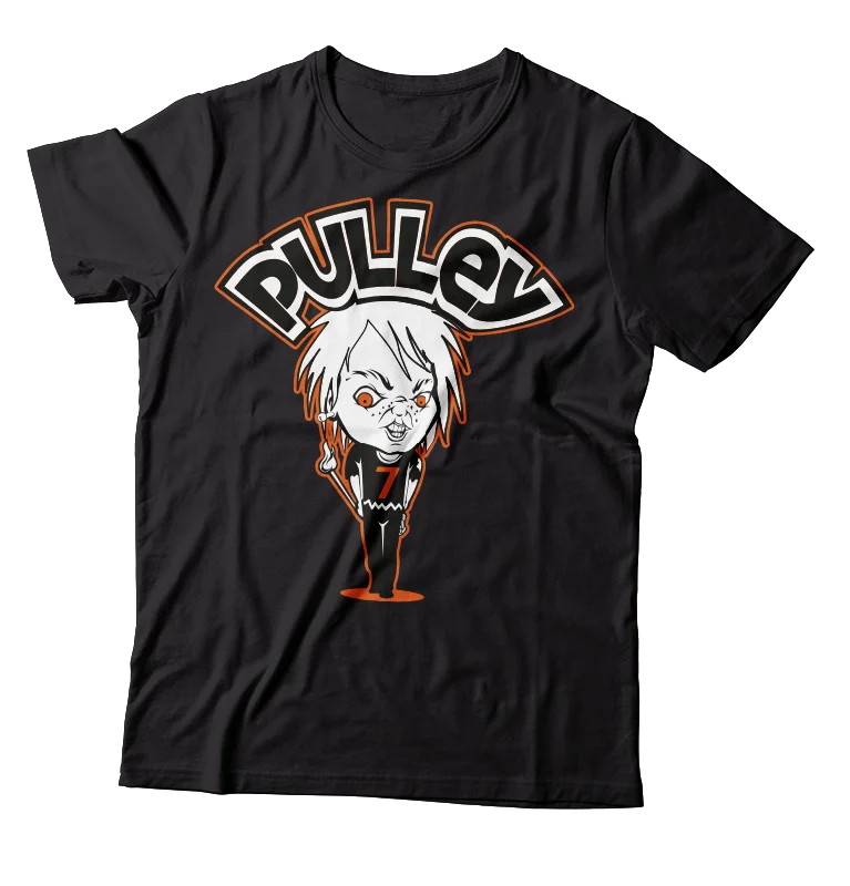 Seasonal Print T-Shirt-PULLEY - "Chucky" (Black) (T-Shirt)