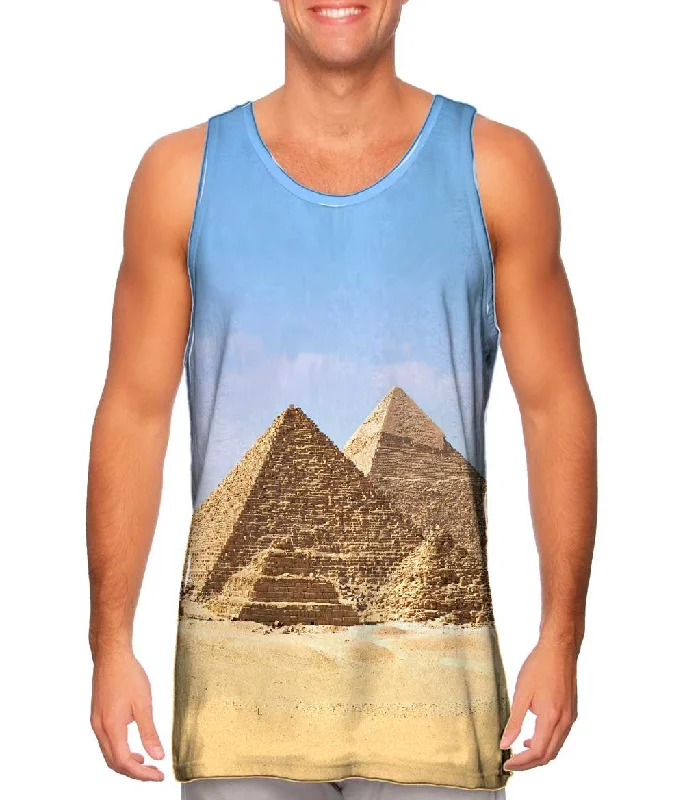 Warm-Weather Tank Top-Egypt Gizah Pyramids