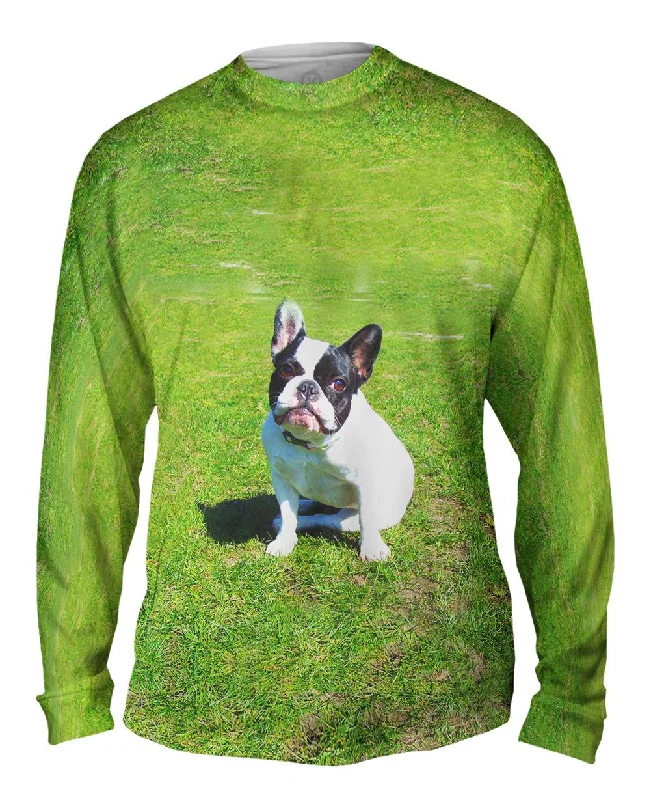 Relaxed Fitted Long Sleeve-Sophisticated French Bulldog