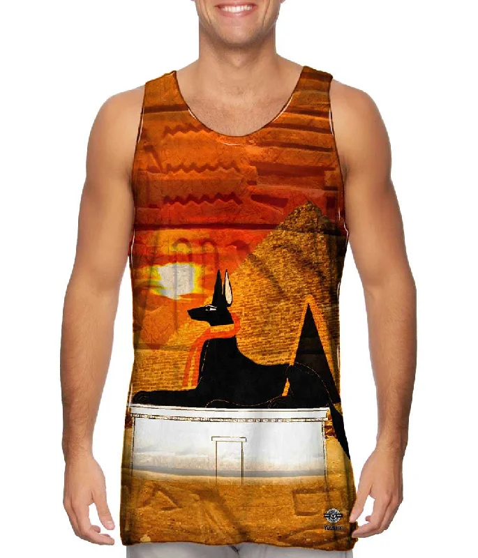 Classic Cotton Tank-Egyptian Anubis