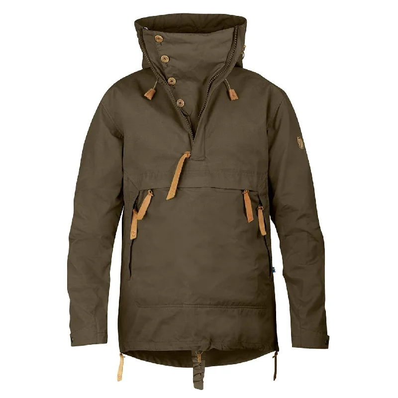 Rain Jacket-Fjallraven Anorak No. 8 Dark Olive