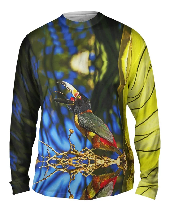 V-Neck Long Sleeve-Ripe Palm Aracari