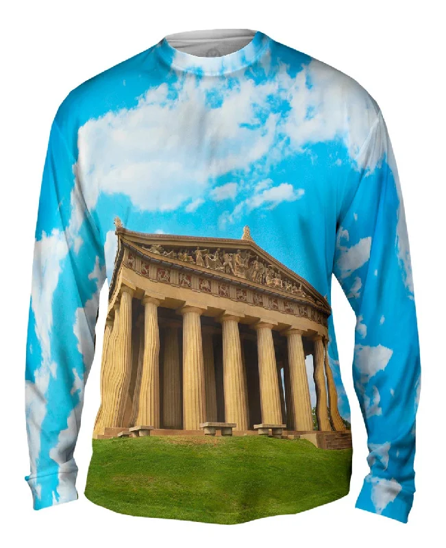 Slim Fit Button-Up Long Sleeve-Parthenon Greece