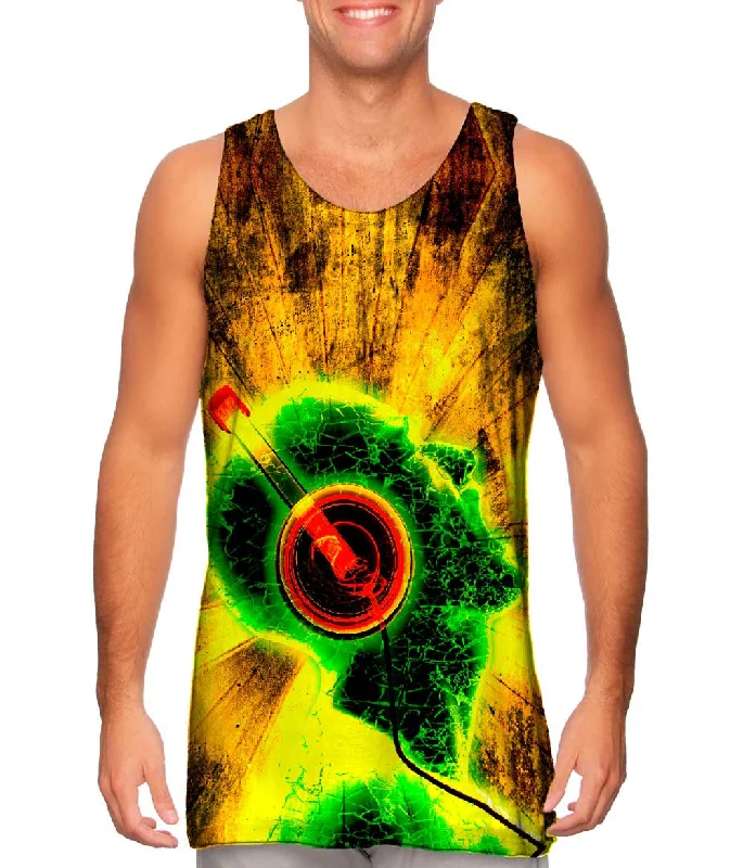 Basic Vest-Edm Blazing Music Yellow