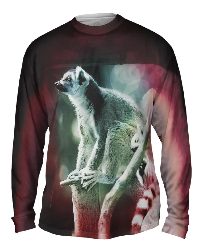 Sport Long Sleeve-Red Bubble Lemur