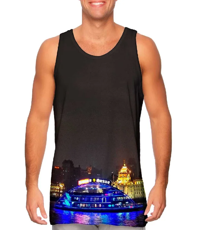 Trendy Sleeveless Top-Glowing Night Boat Ride