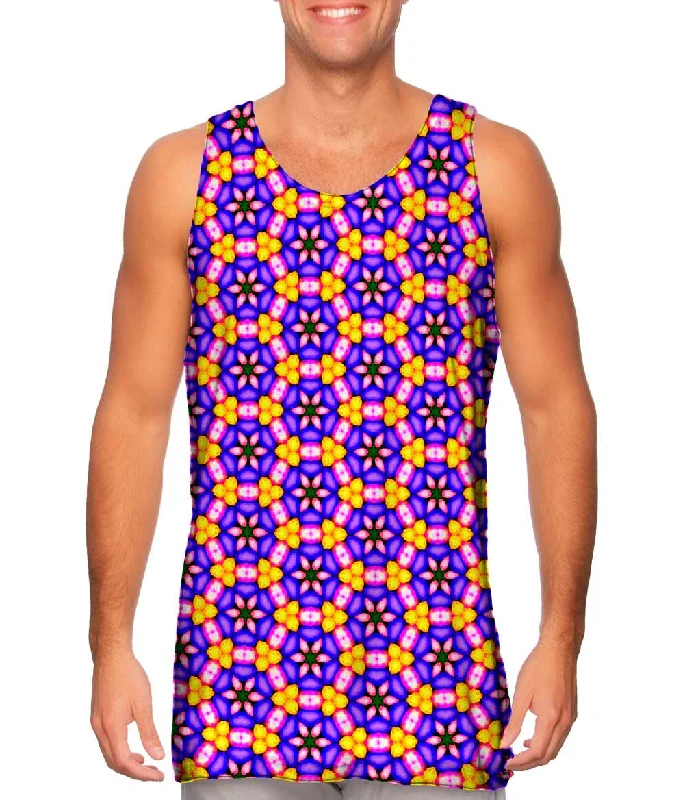 Athletic Fit Tank-Golden San Fran Pattern