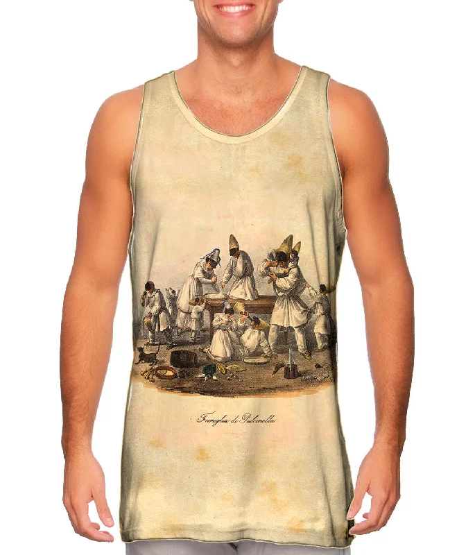 Minimalist Tank Top-Famiglia di Pulcinella