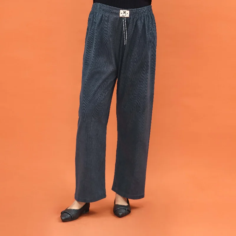 Sporty Jogger Pants-Navy Western Pant PL4047