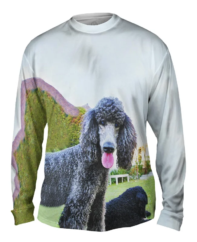 Versatile Button-Up Long Sleeve-Poodle And Friend