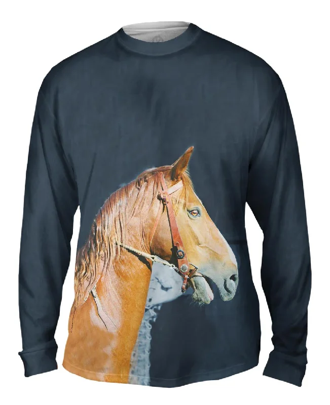 Long Sleeve Sweatshirt-Paso Fino Profile