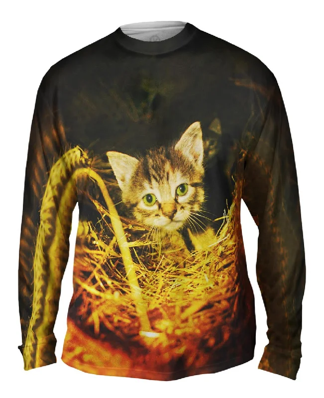 Long Sleeve Sweatshirt-Straw Kitten