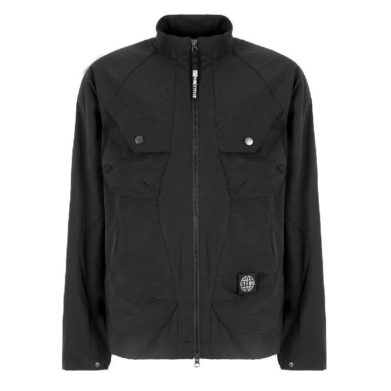 Hooded Jacket-ST95 Cavor Utility Jacket Black