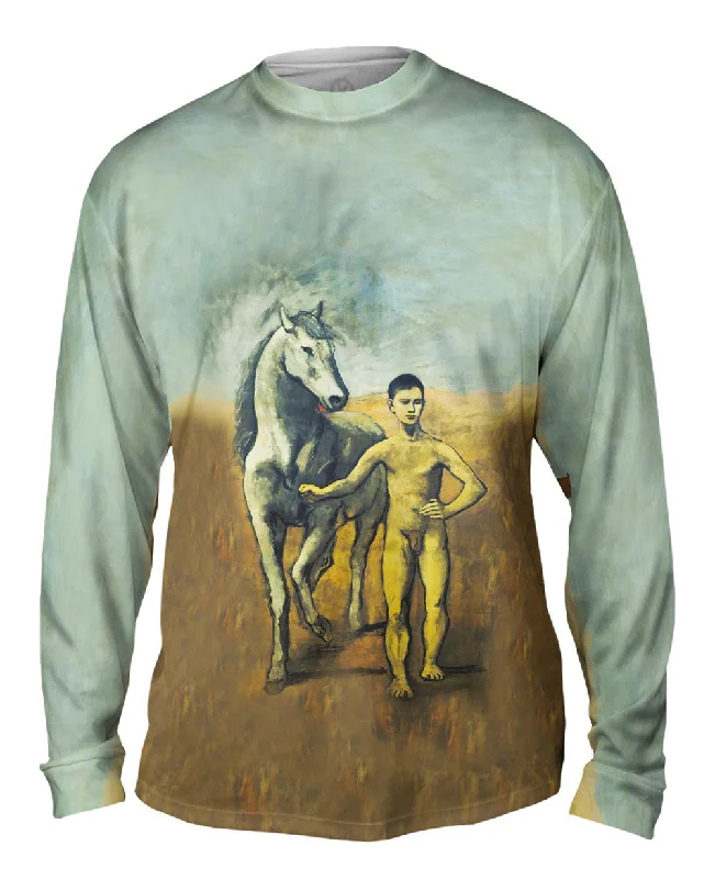 Cool Graphic Long Sleeve-Pablo Picasso - "Boy Leading A Horse" (1905)