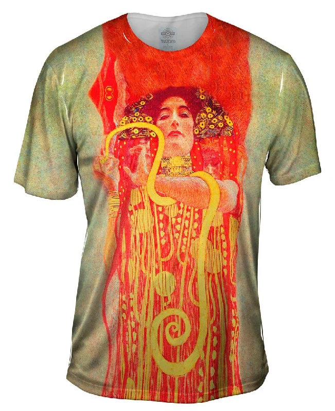 Longline T-Shirt-Gustav Klimt - "Medicine Hygieia" (1907)