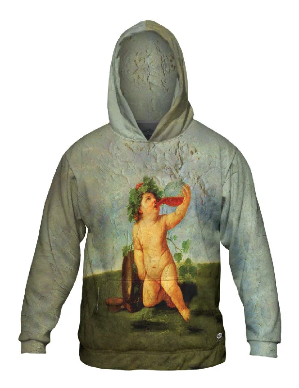 Cool Hoodie Design-Guido Reni - "Drinking Bacchus" (1623)