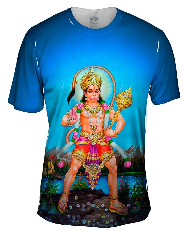 Embellished T-Shirt-India - "Hanuman the Great"