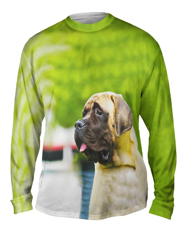 Performance Fit Long Sleeve-Sad Face Mastiff