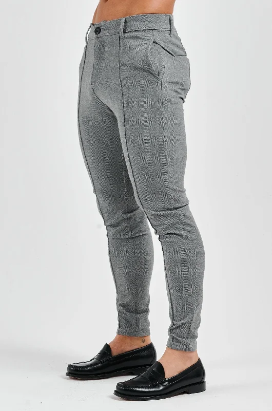 Soft Cotton Pants-CRUZ TROUSER - GREY