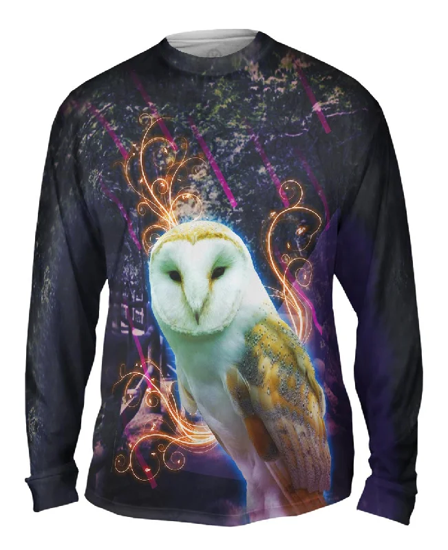 Cozy Thermal Long Sleeve-Pink Rain Owl