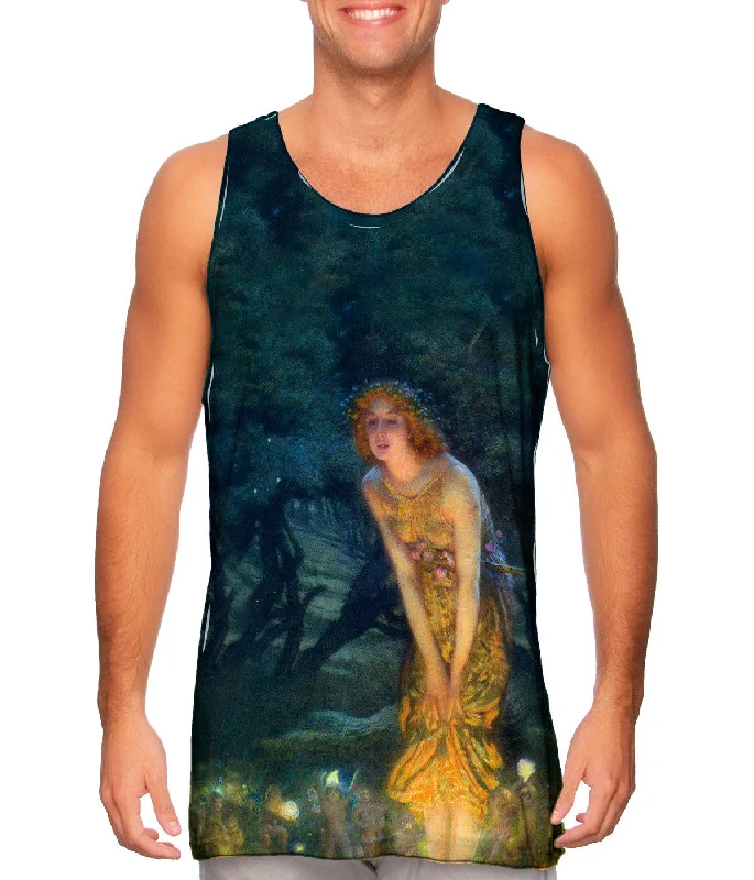 Classic Sleeveless Top-Edward Robert Hughes - "Midsummer Eve"