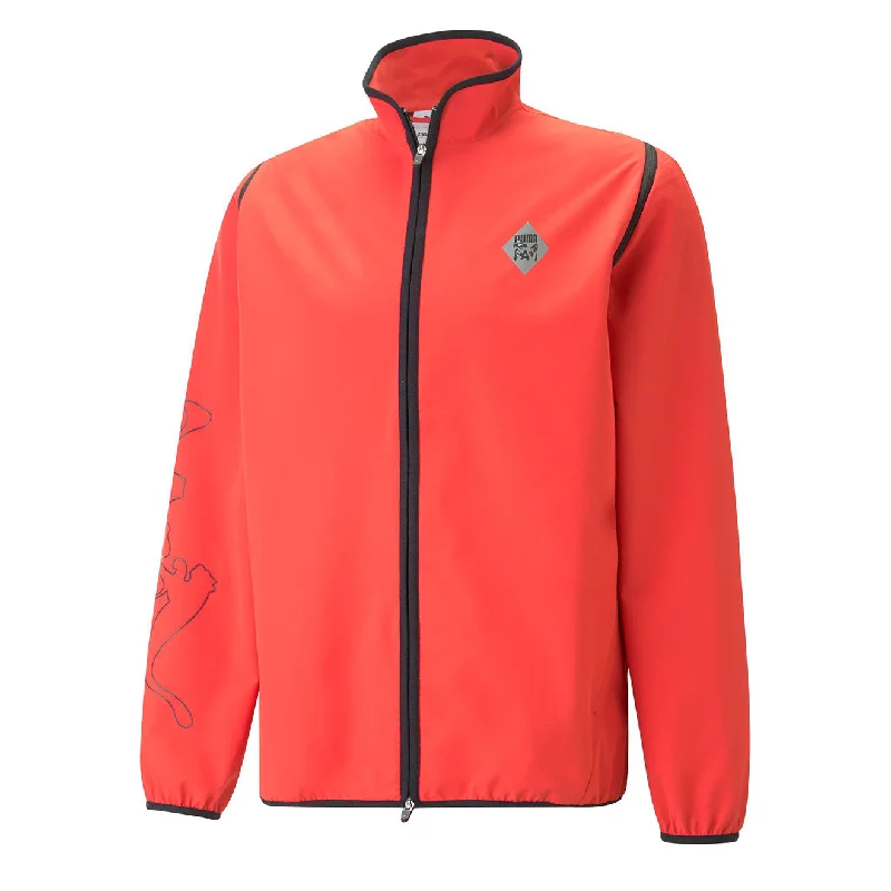 High-Performance Jacket-Puma x P.A.M Womens Zip-Off Jacket Hibiscus