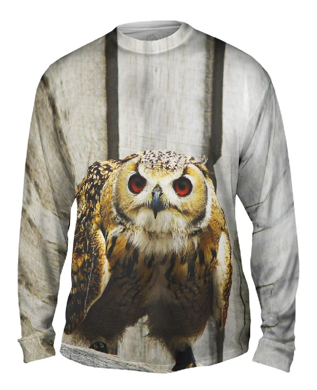 Hooded Long Sleeve-Ready Owl